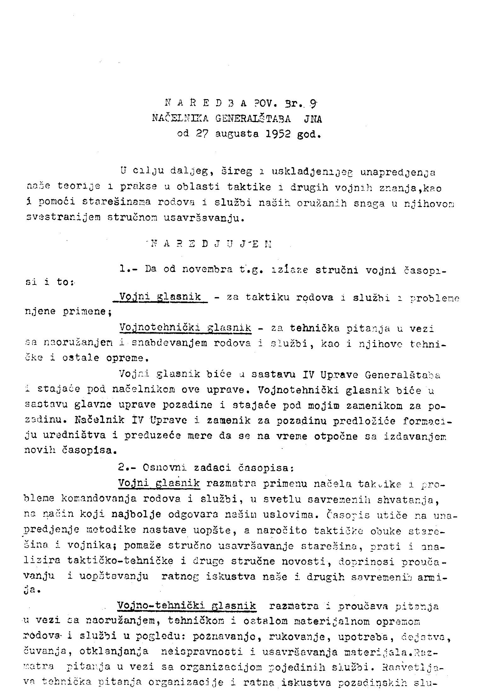 Naredba 1